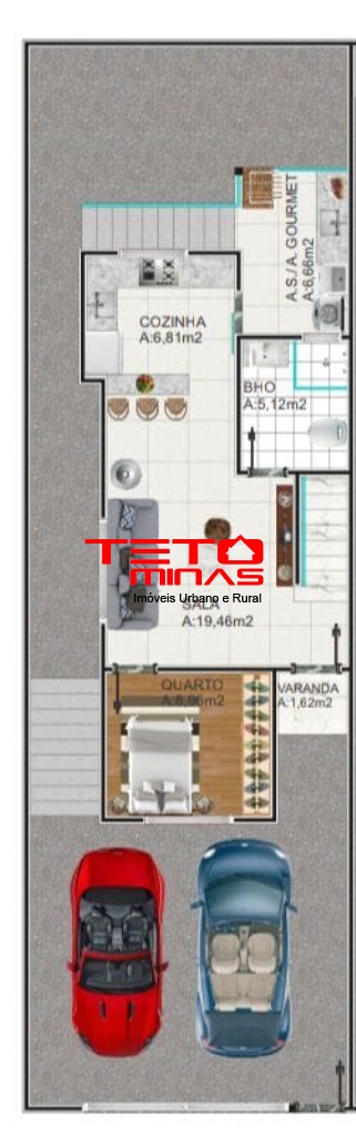 Casa à venda com 3 quartos - Foto 3