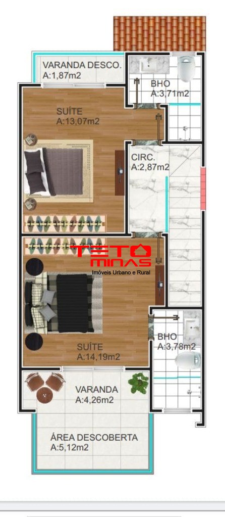 Casa à venda com 3 quartos - Foto 4