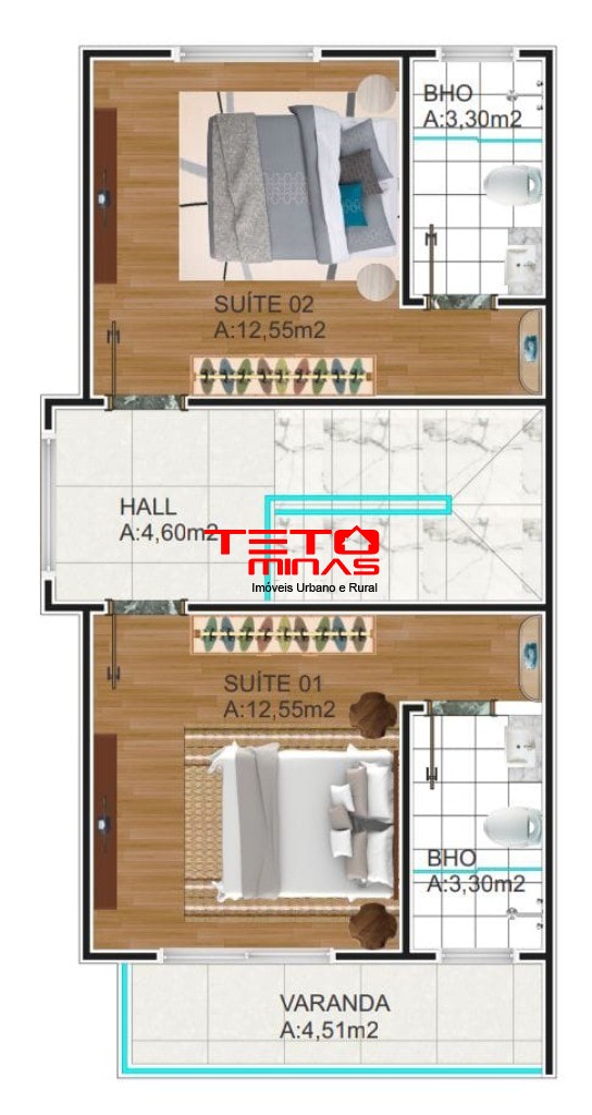 Casa à venda com 2 quartos - Foto 3