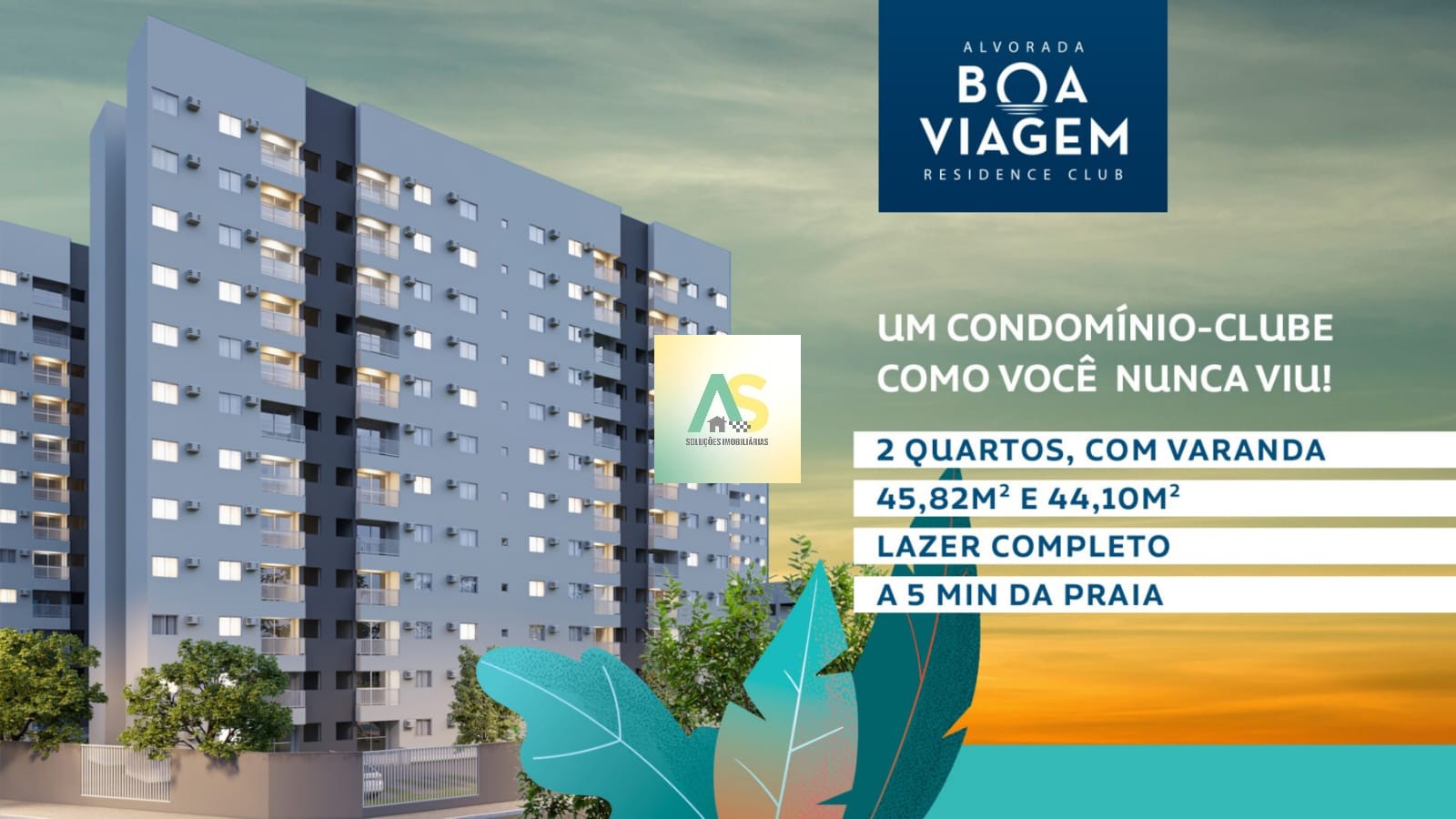 Apartamento à venda com 2 quartos, 45m² - Foto 1