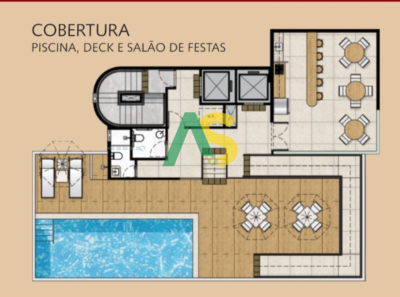 Apartamento à venda com 1 quarto, 36m² - Foto 9