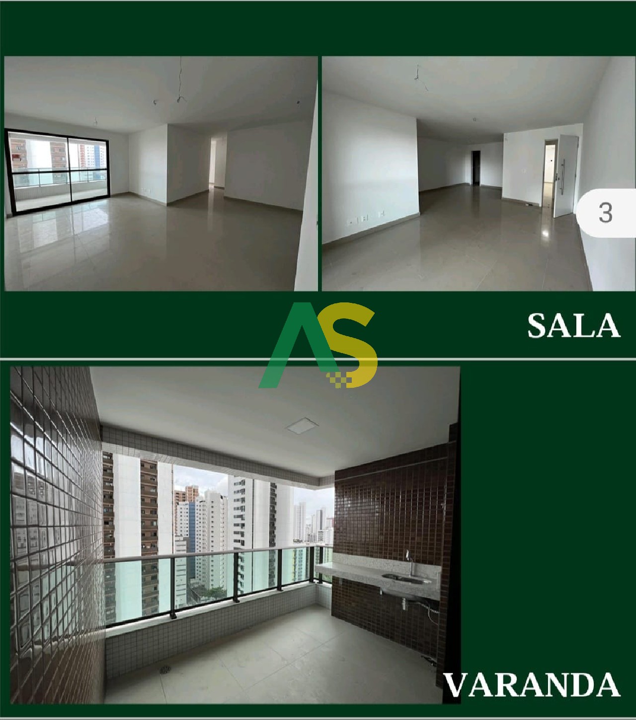 Apartamento à venda com 4 quartos, 124m² - Foto 2