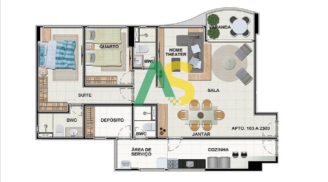 Apartamento à venda com 3 quartos, 99m² - Foto 11