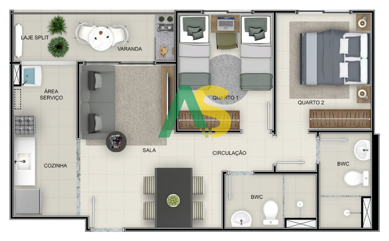 Apartamento à venda com 3 quartos, 61m² - Foto 27