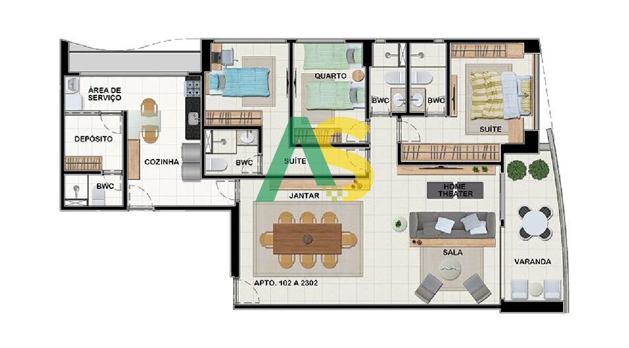 Apartamento à venda com 3 quartos, 99m² - Foto 13