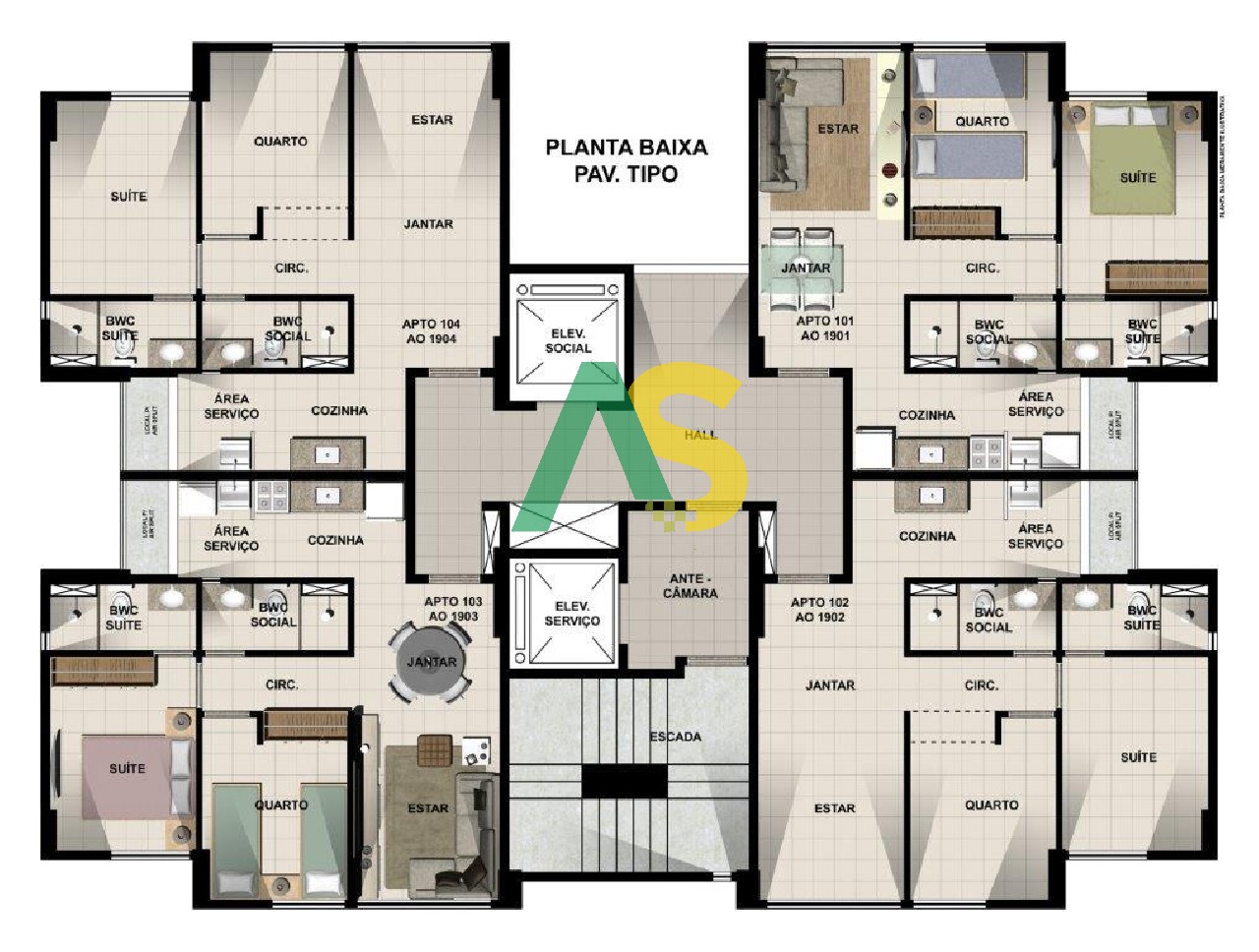 Apartamento à venda com 2 quartos, 46m² - Foto 13