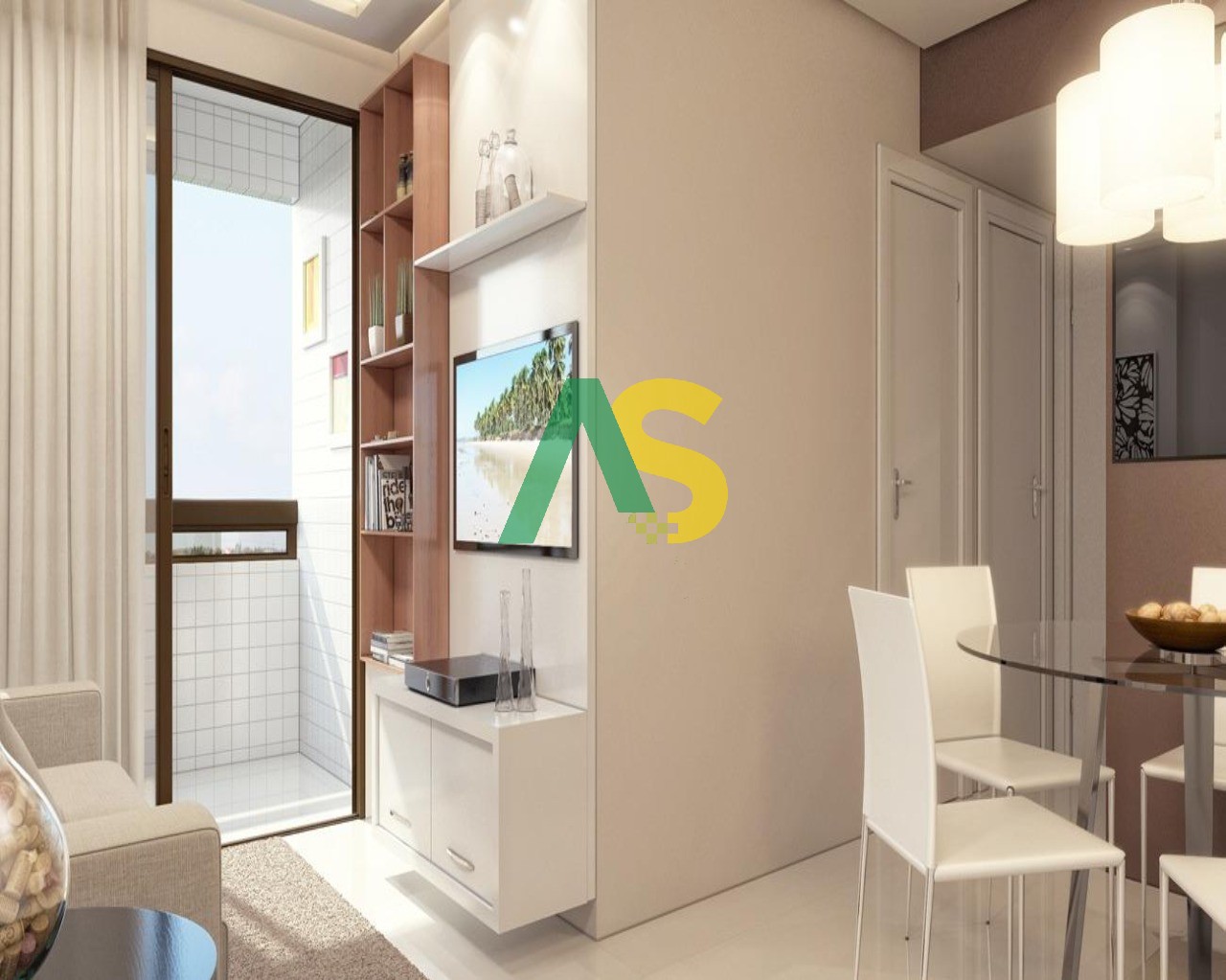 Apartamento à venda com 2 quartos, 51m² - Foto 2