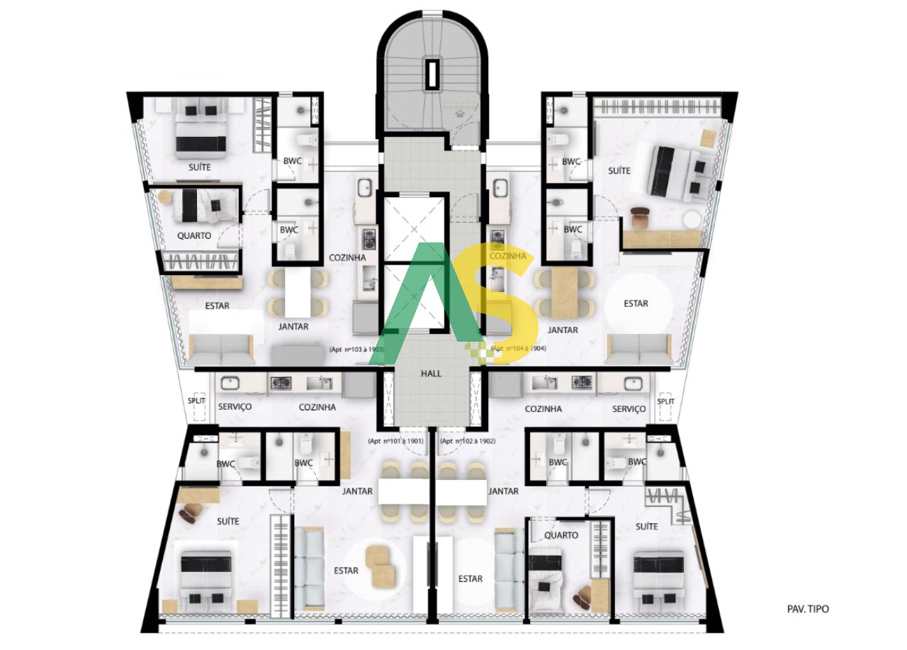 Apartamento à venda com 2 quartos, 50m² - Foto 7