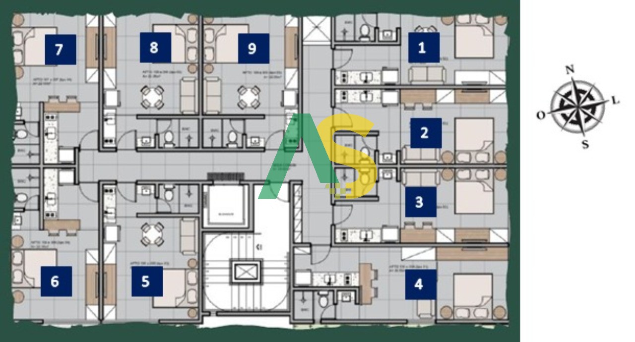 Apartamento à venda com 1 quarto, 22m² - Foto 19