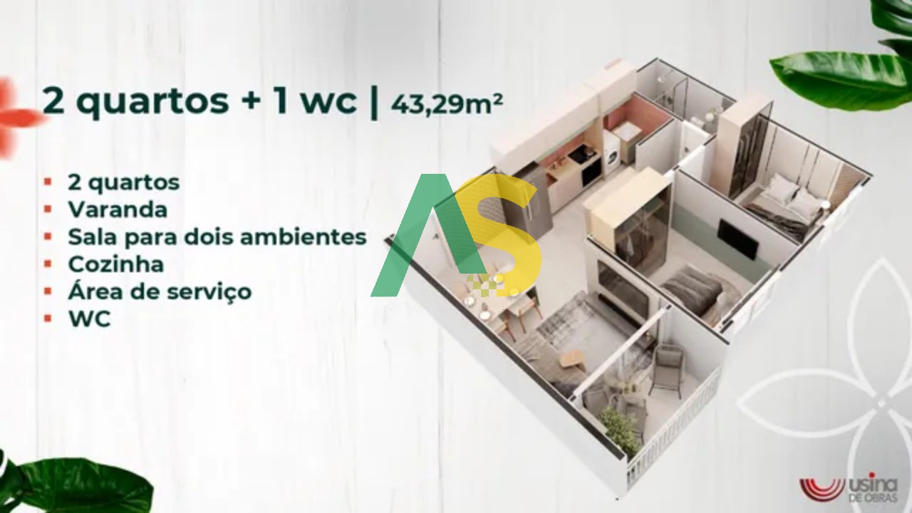 Apartamento à venda com 2 quartos, 43m² - Foto 8