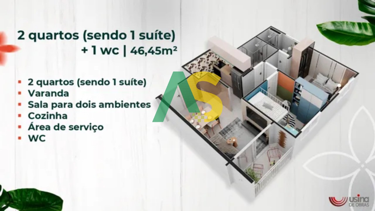 Apartamento à venda com 2 quartos, 43m² - Foto 9