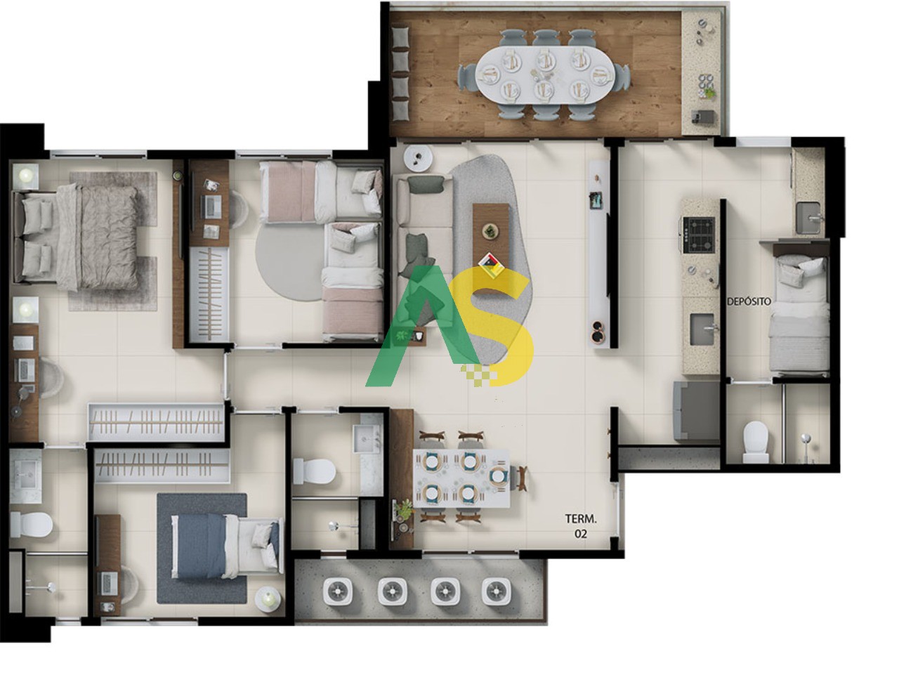 Apartamento à venda com 3 quartos, 93m² - Foto 19