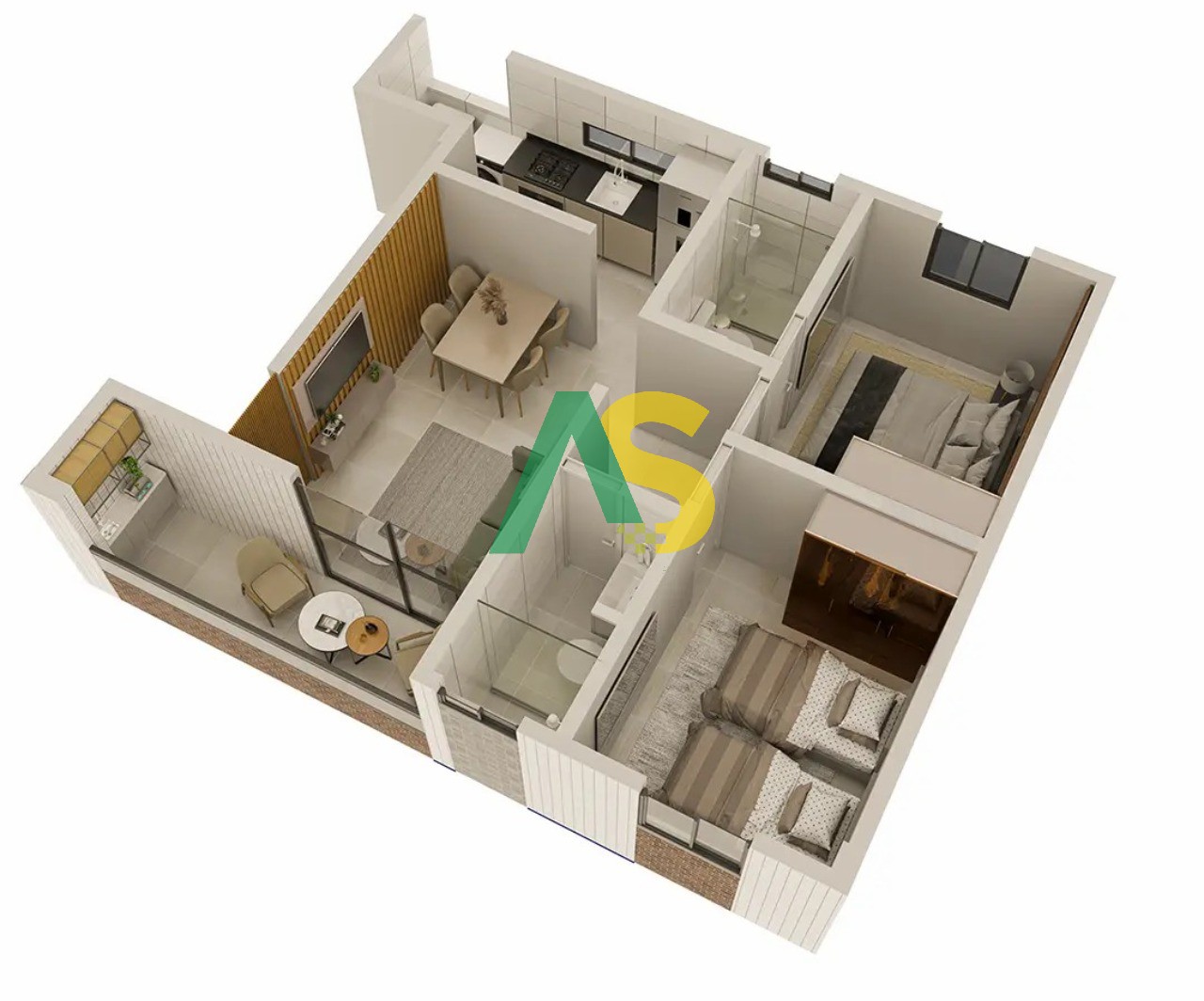 Apartamento à venda com 2 quartos, 50m² - Foto 5