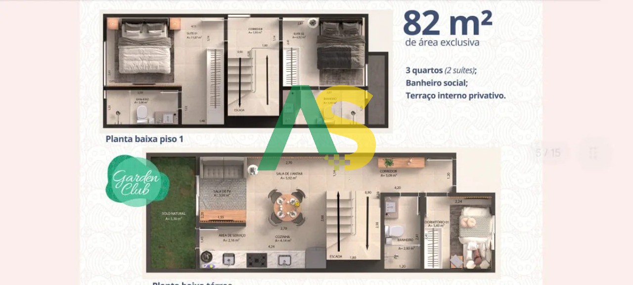 Apartamento à venda com 3 quartos, 82m² - Foto 6