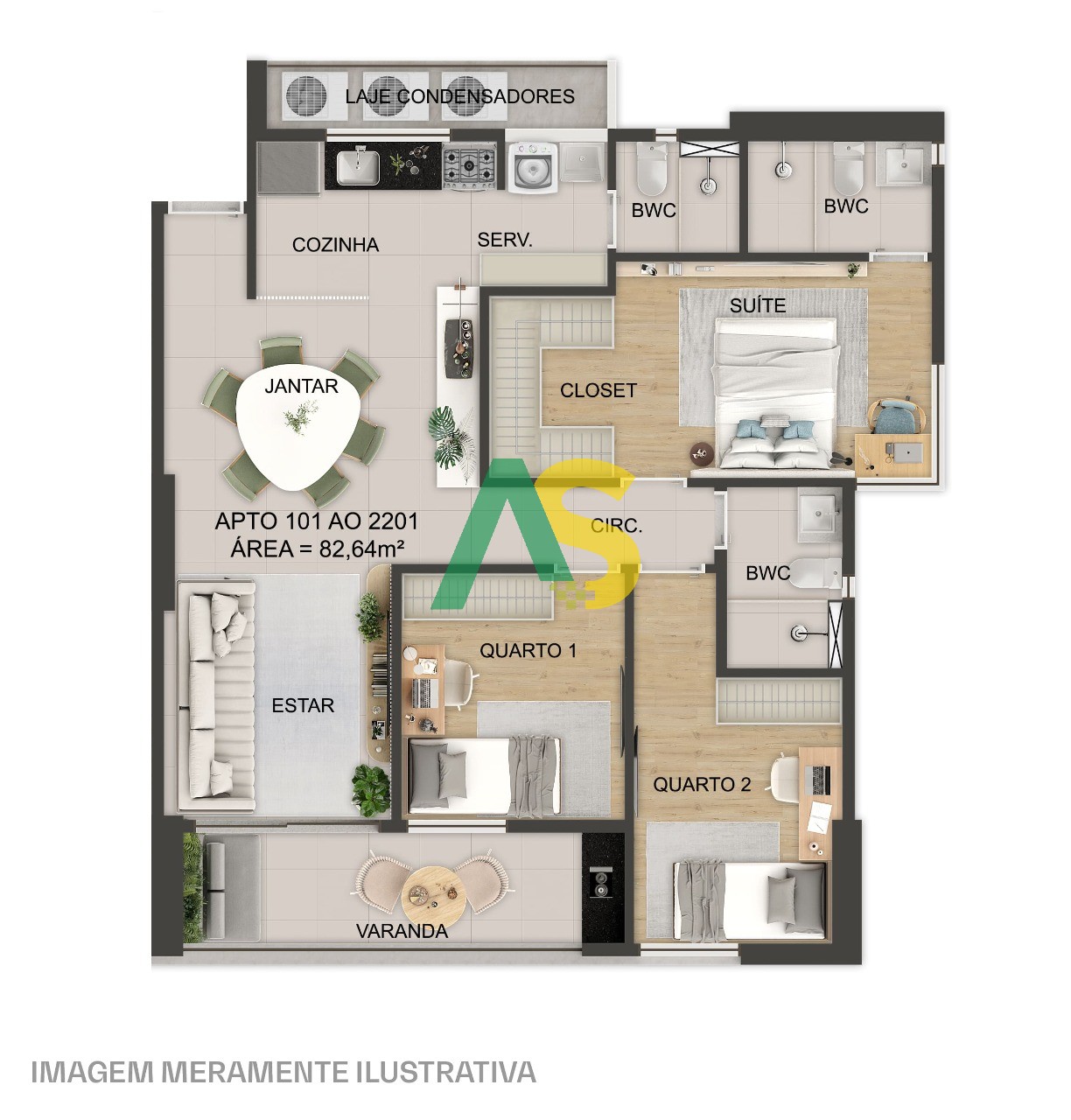 Apartamento, 3 quartos, 81 m² - Foto 13