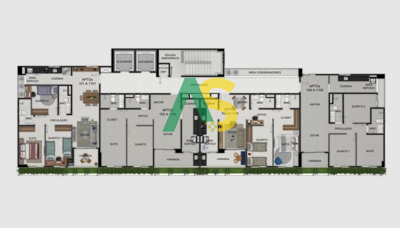 Apartamento, 1 quarto, 71 m² - Foto 15
