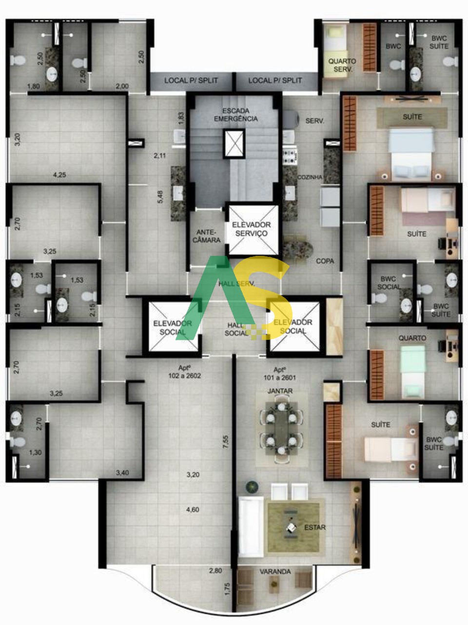Apartamento, 4 quartos, 135 m² - Foto 9