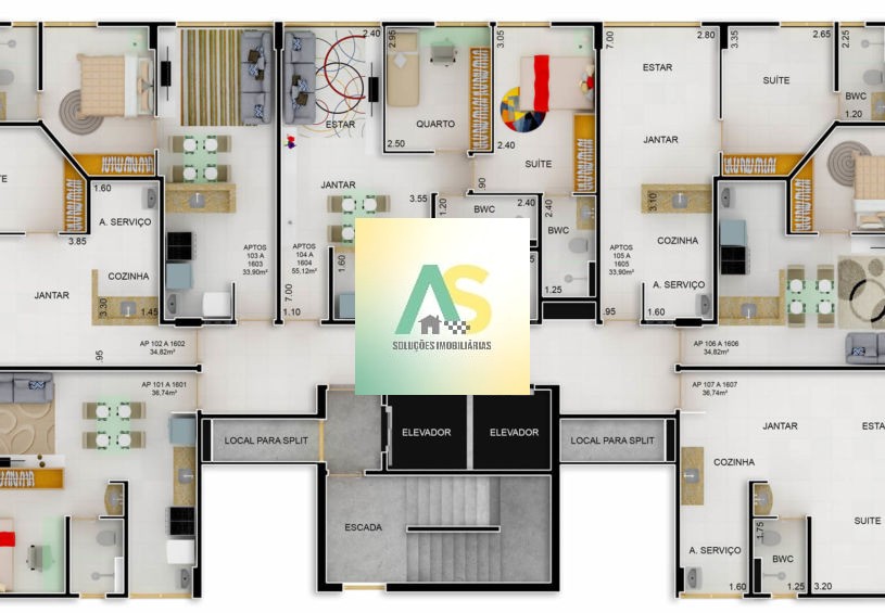 Apartamento, 2 quartos, 55 m² - Foto 9