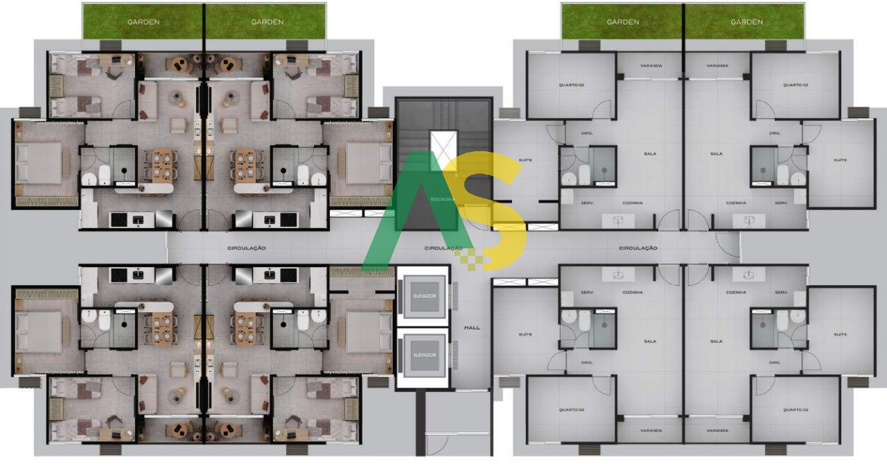 Apartamento, 2 quartos, 43 m² - Foto 32