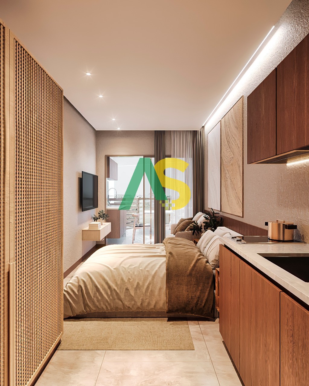 Flat/Apart Hotel, 1 quarto, 24 m² - Foto 3