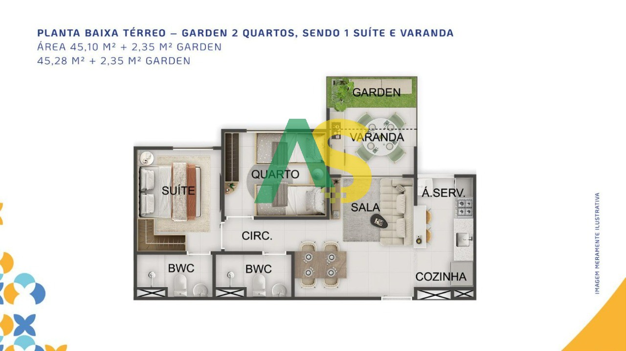 Apartamento, 2 quartos, 44 m² - Foto 29