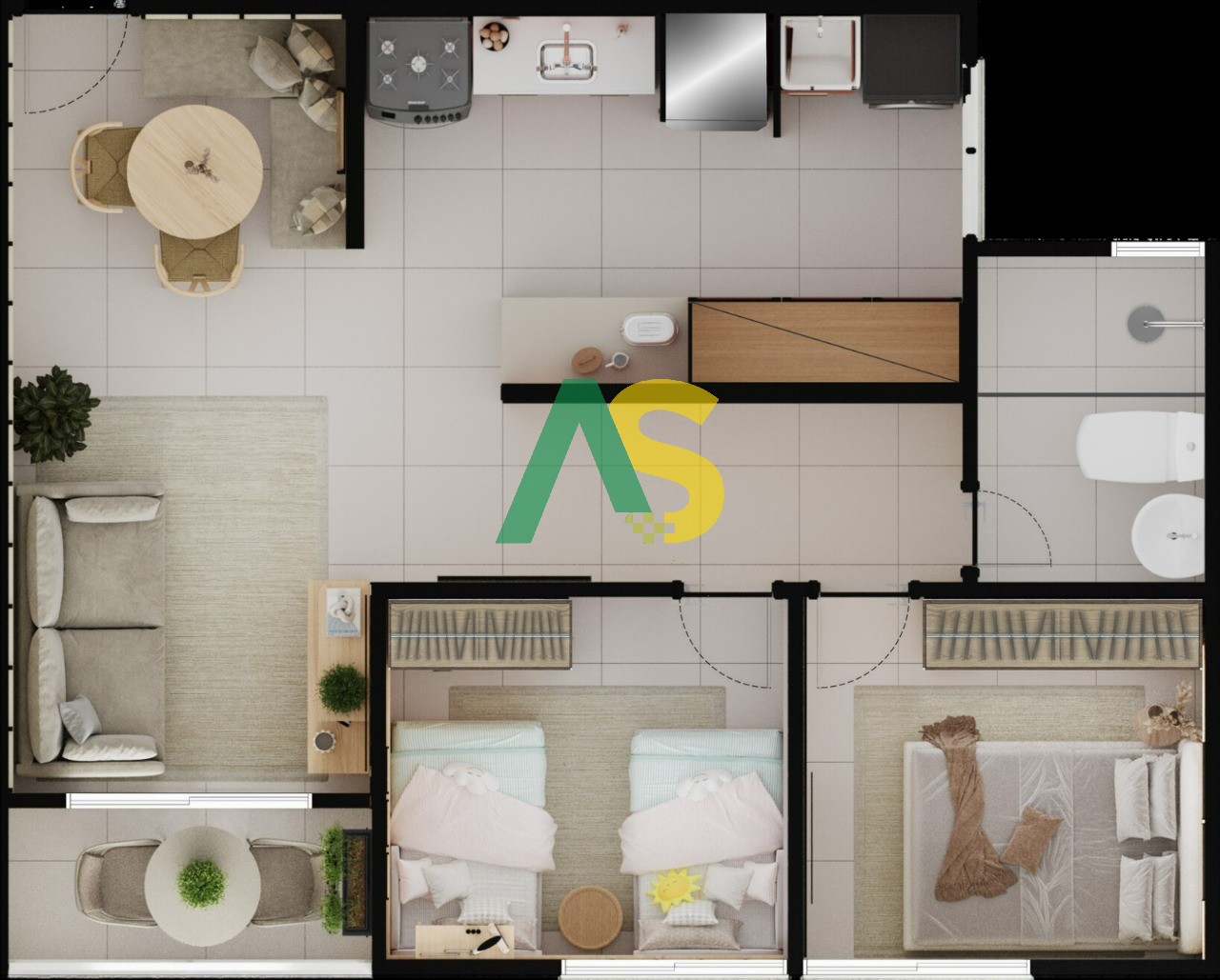 Apartamento, 2 quartos, 49 m² - Foto 15