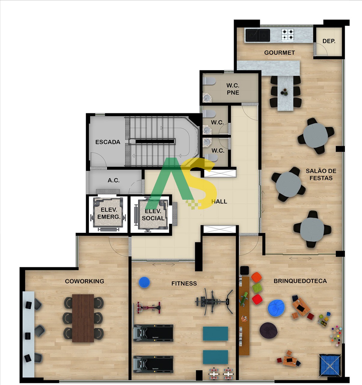 Apartamento, 3 quartos, 62 m² - Foto 29