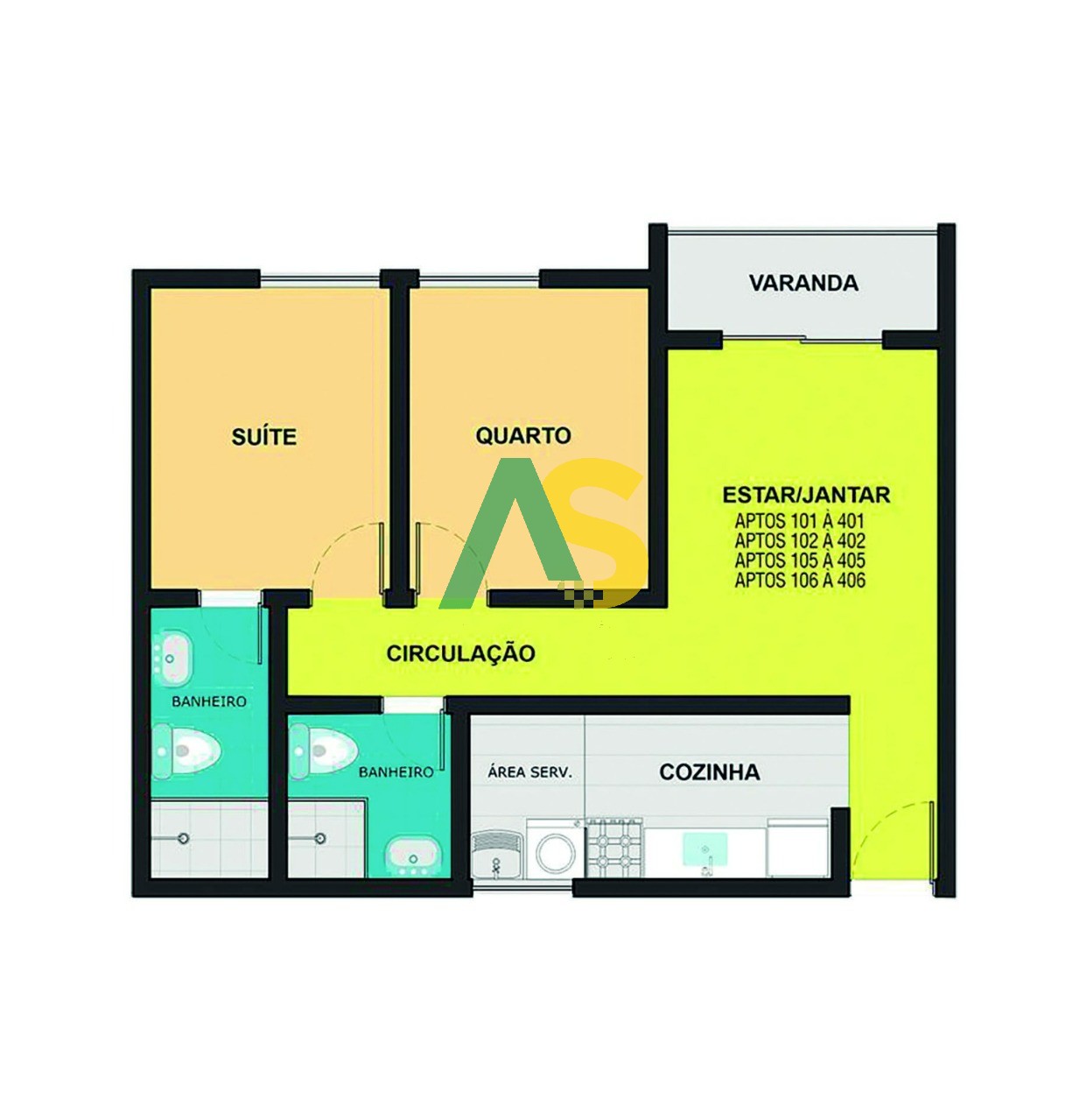 Apartamento, 2 quartos, 49 m² - Foto 13