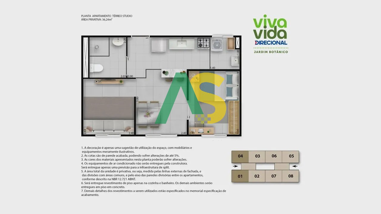 Apartamento, 2 quartos, 36 m² - Foto 16