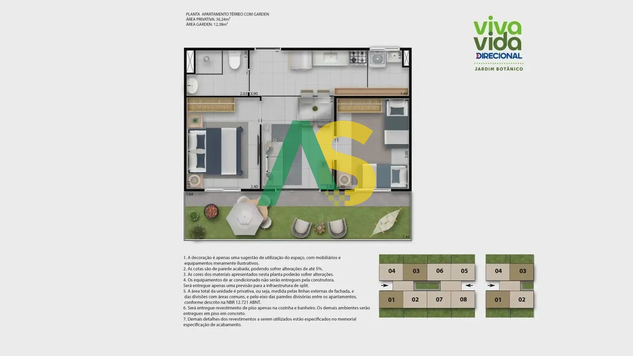 Apartamento, 2 quartos, 36 m² - Foto 15