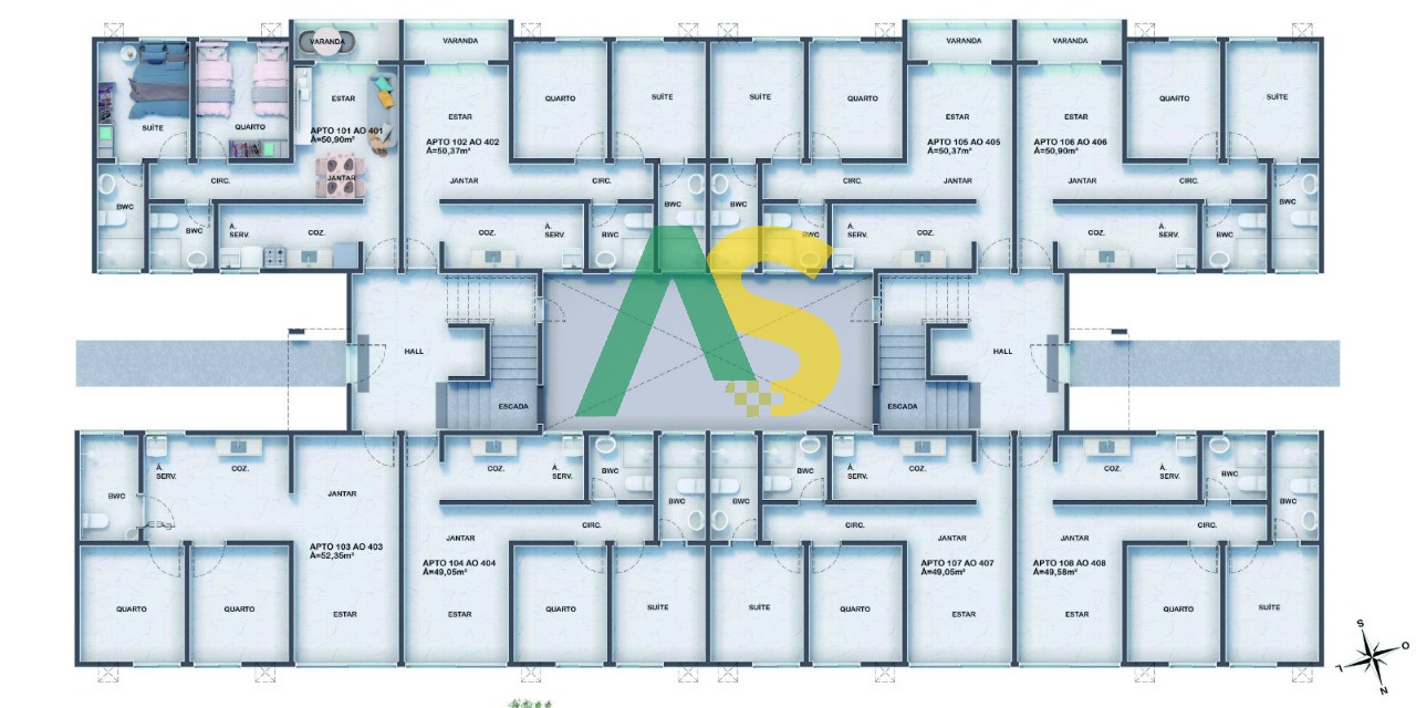 Apartamento, 2 quartos, 49 m² - Foto 15