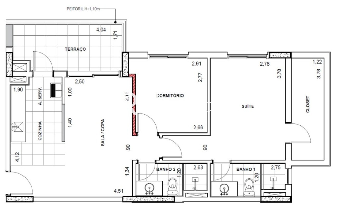 Apartamento à venda com 2 quartos, 67m² - Foto 17