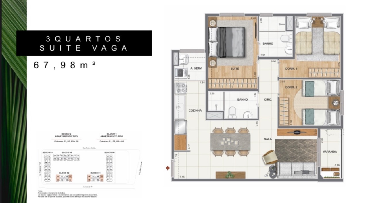 Apartamento à venda com 2 quartos, 67m² - Foto 24