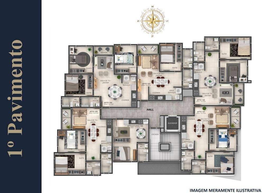 Apartamento, 2 quartos, 53 m² - Foto 5