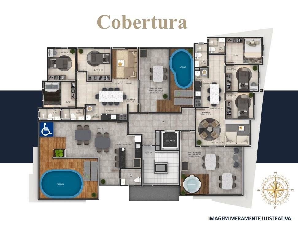 Apartamento, 2 quartos, 53 m² - Foto 6