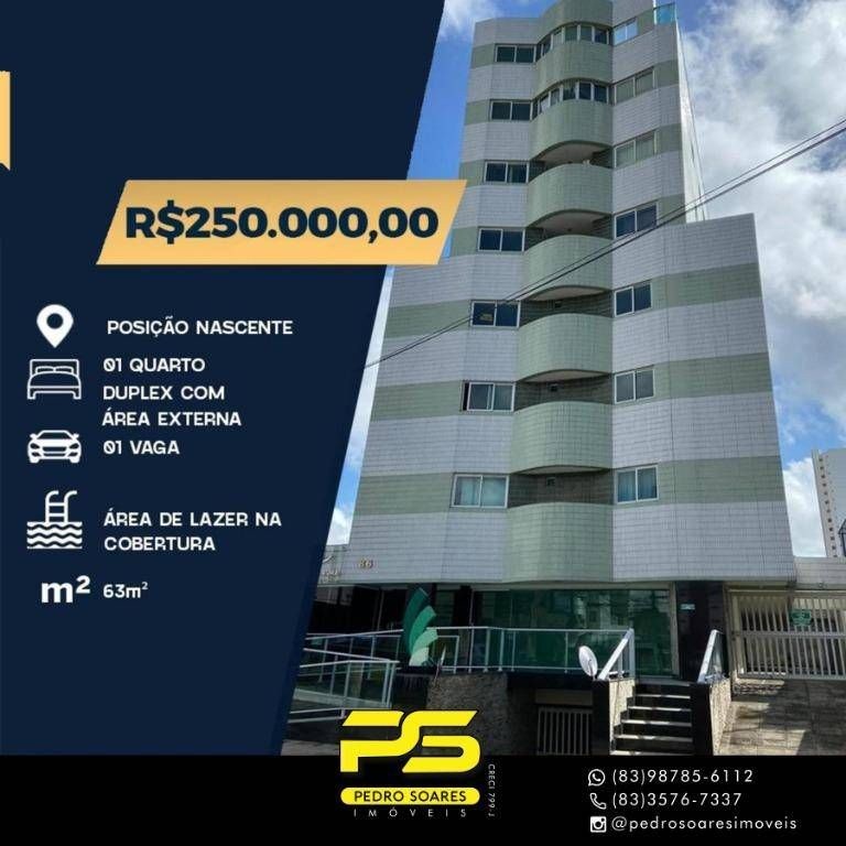 Apartamento Com 1 Dormitório à Venda, 63 M² Por R$ 250.000,00 - Manaíra - João Pessoa/pb