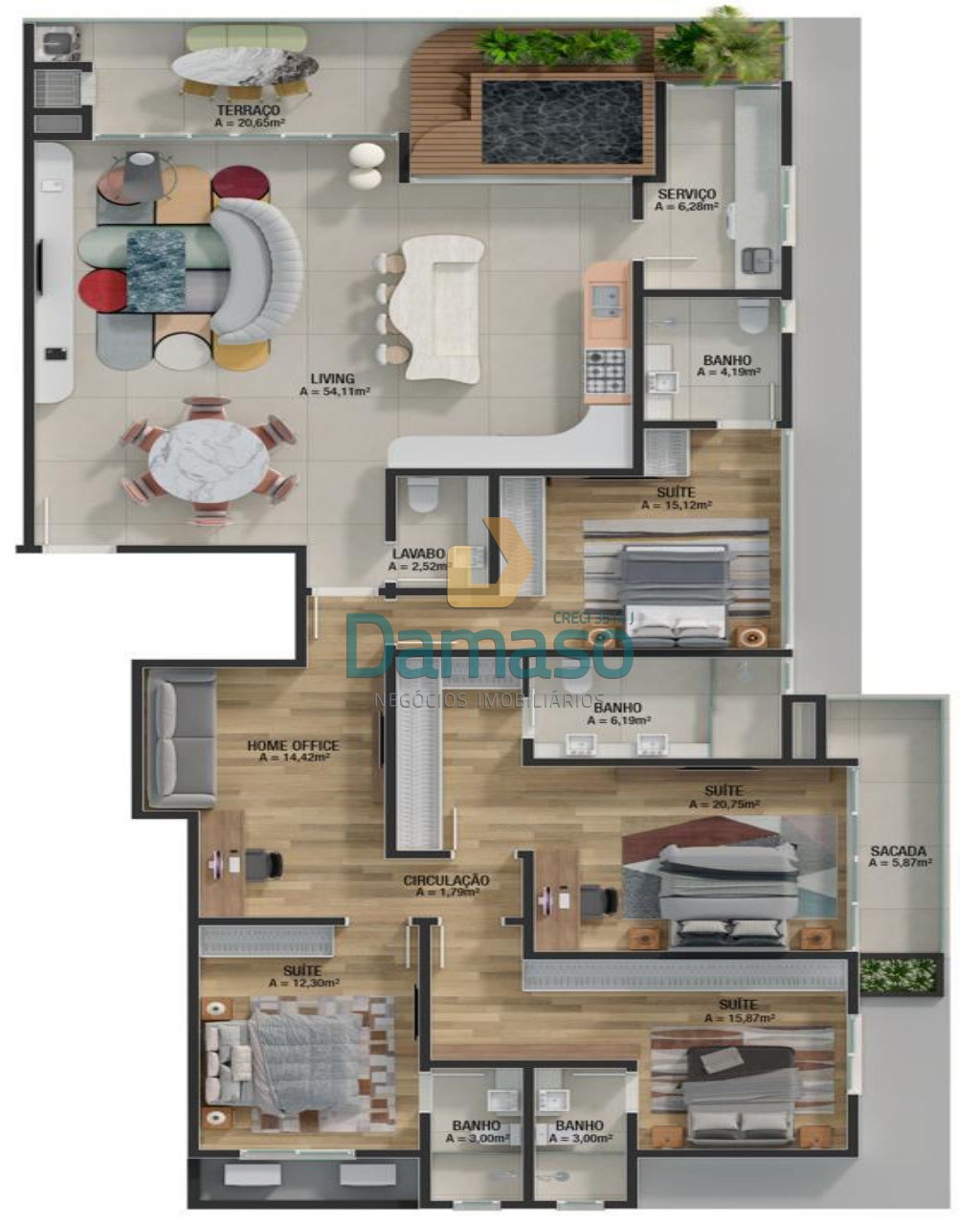 Apartamento à venda com 2 quartos, 93m² - Foto 18