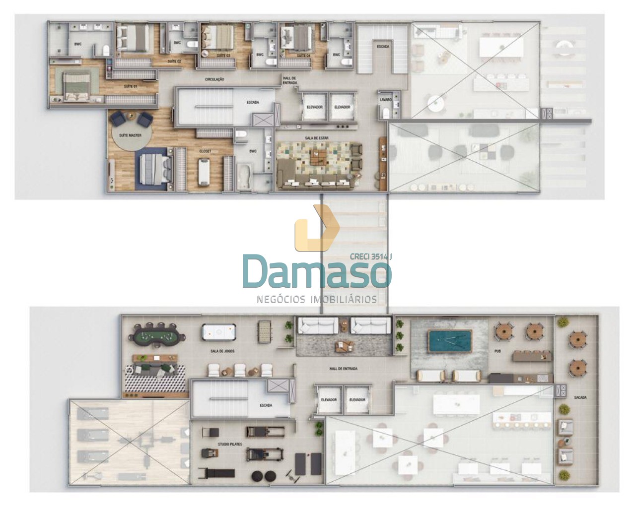 Apartamento à venda com 3 quartos, 172m² - Foto 11