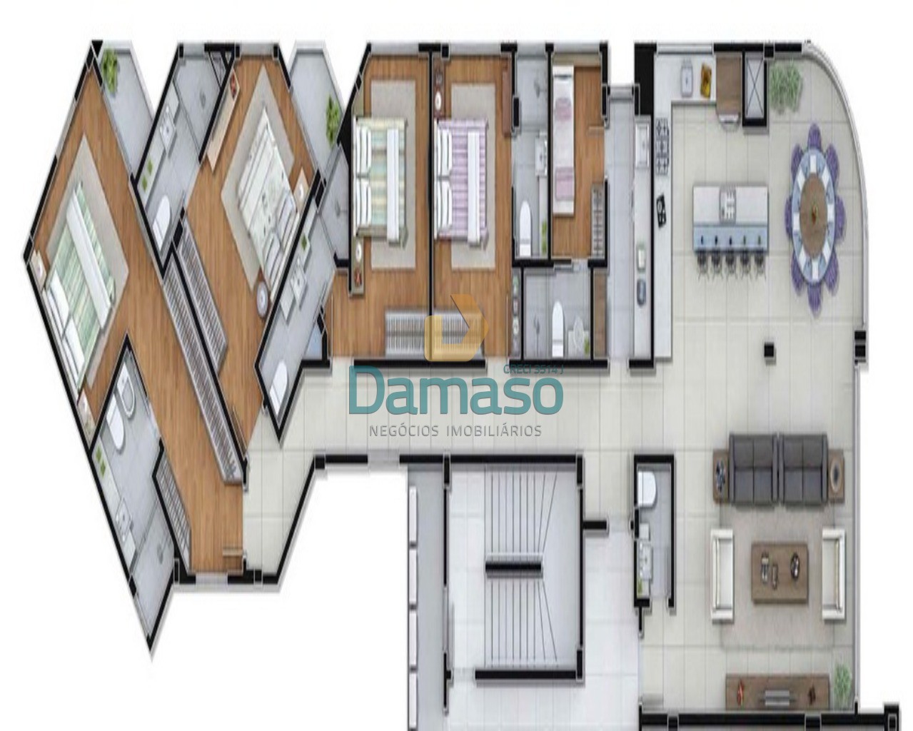 Apartamento à venda com 4 quartos, 215m² - Foto 38