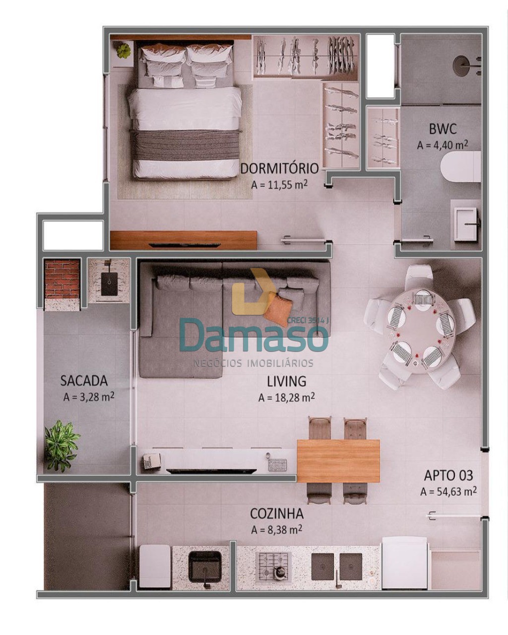 Apartamento à venda com 2 quartos, 74m² - Foto 20