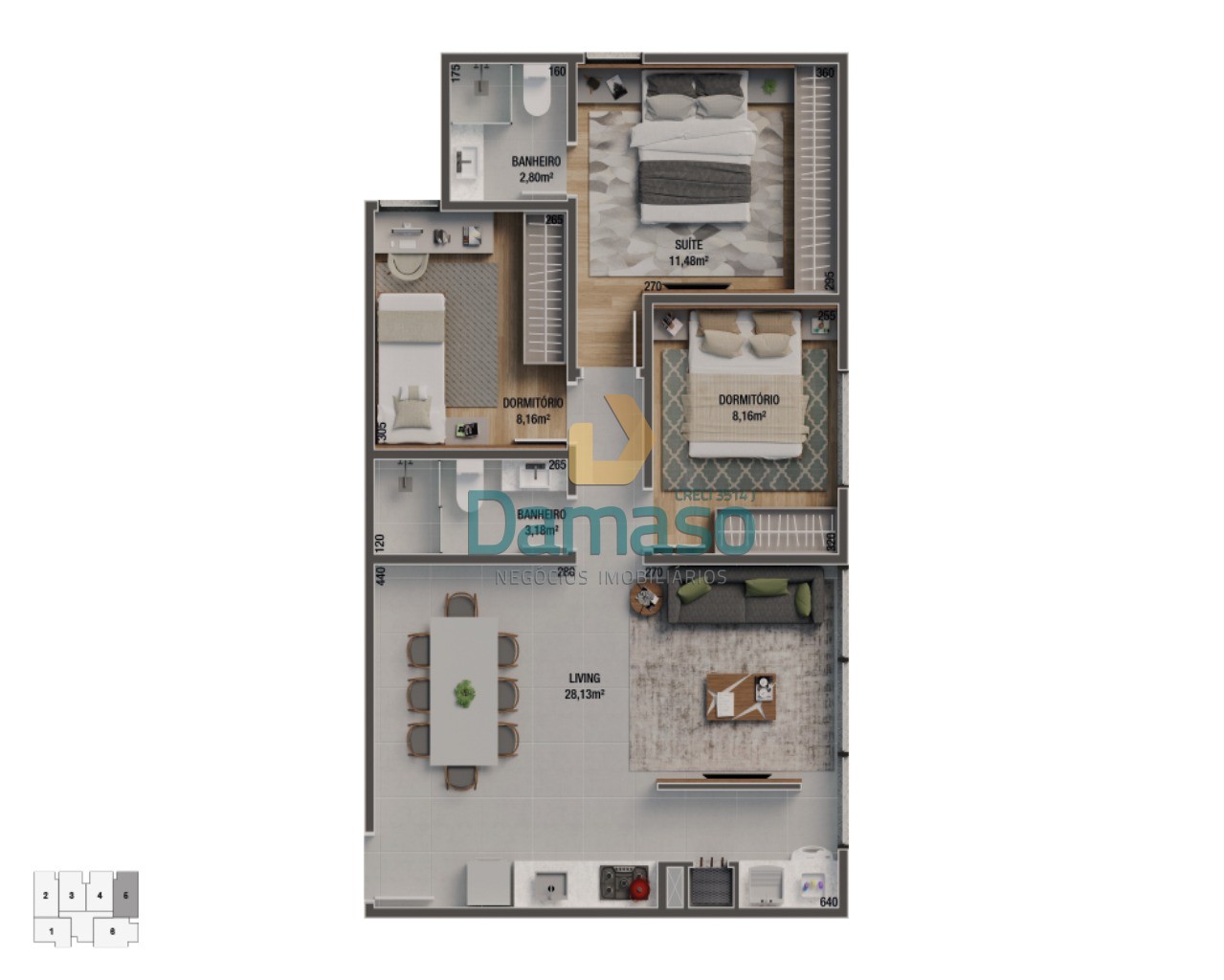 Apartamento à venda com 2 quartos, 64m² - Foto 18