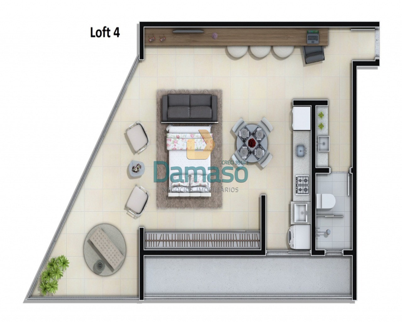 Apartamento à venda com 1 quarto, 45m² - Foto 16