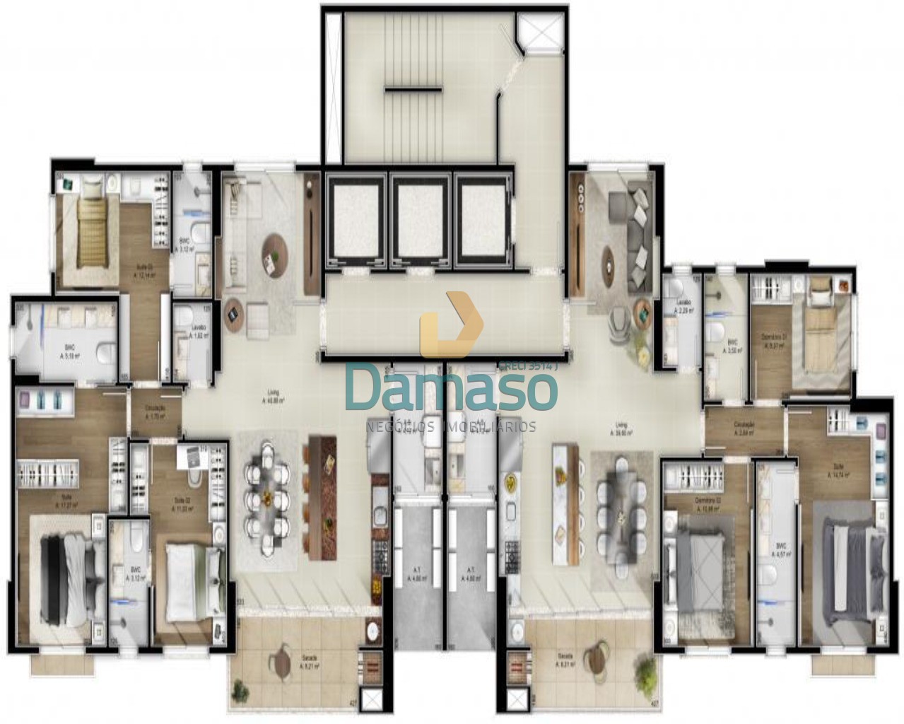 Apartamento à venda com 3 quartos, 132m² - Foto 23