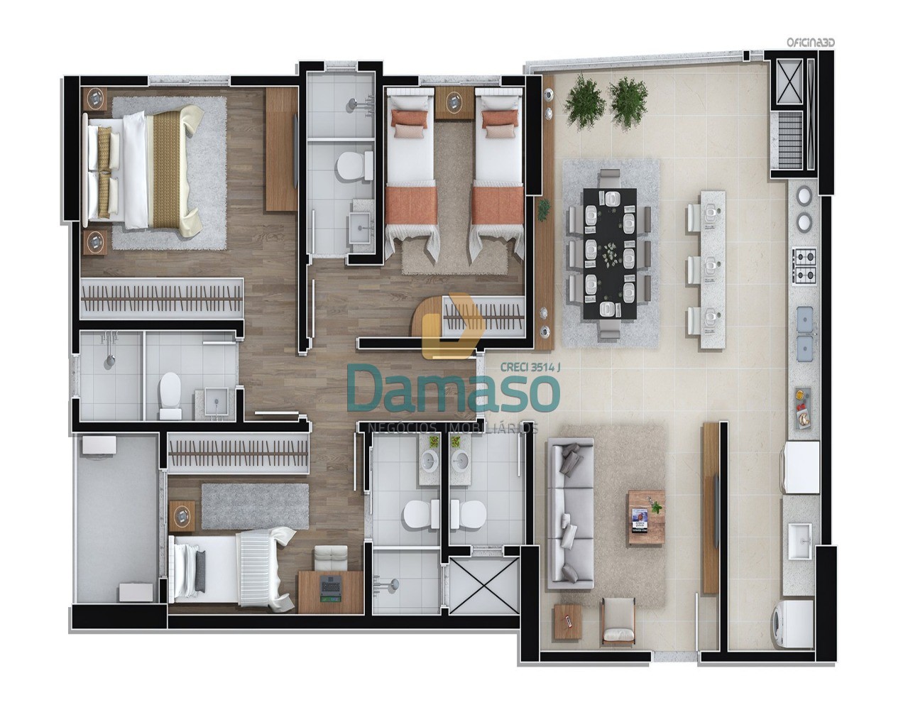 Apartamento à venda com 3 quartos, 108m² - Foto 19