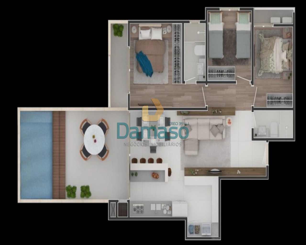 Apartamento à venda com 3 quartos, 115m² - Foto 19