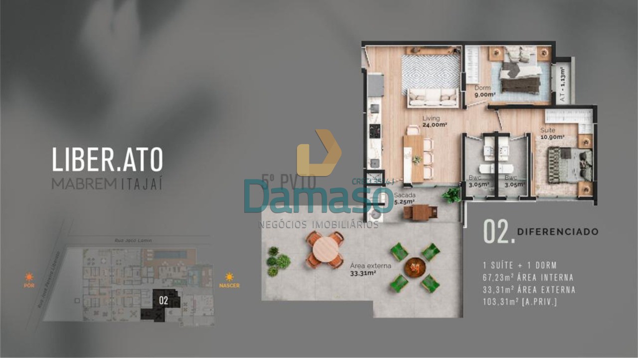 Apartamento à venda com 2 quartos, 63m² - Foto 12