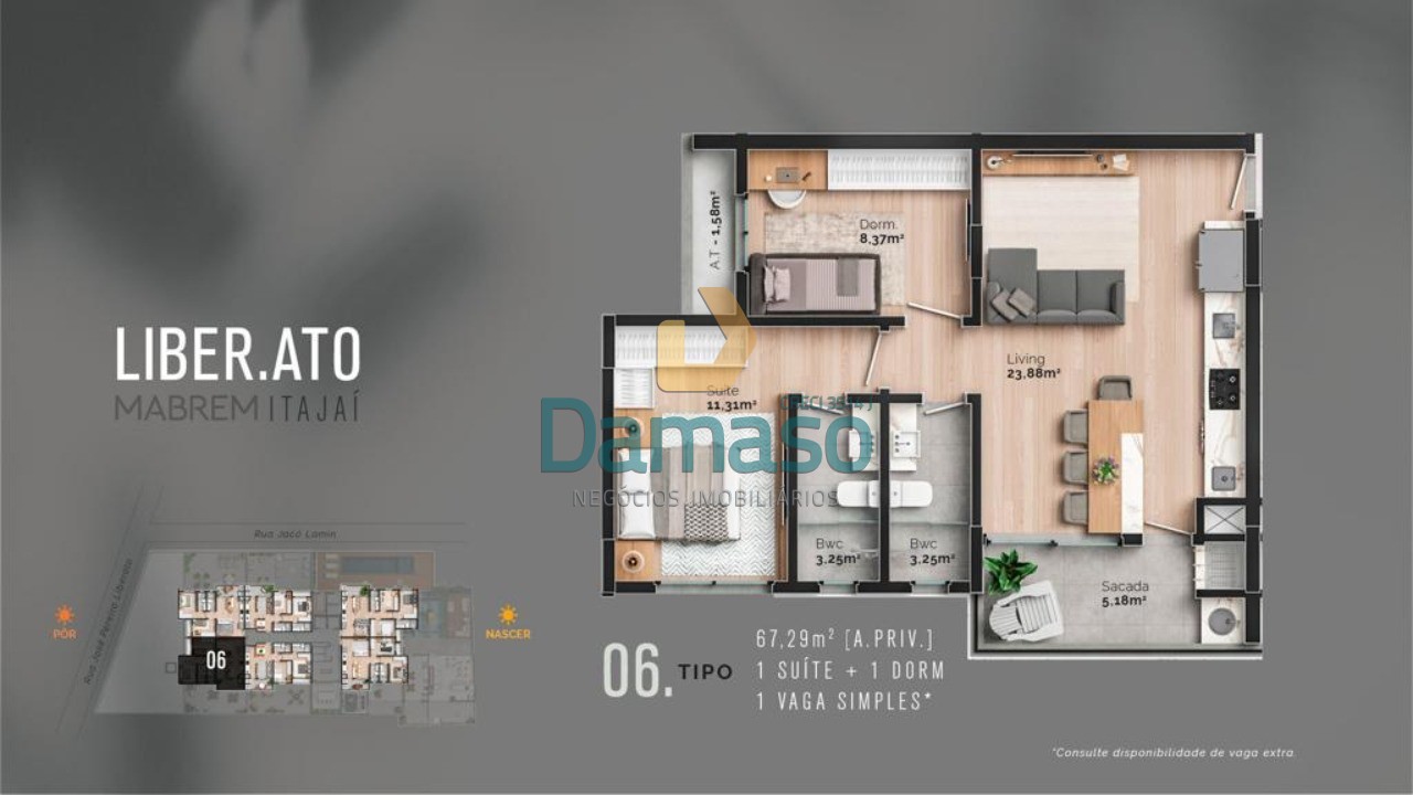 Apartamento à venda com 2 quartos, 63m² - Foto 10