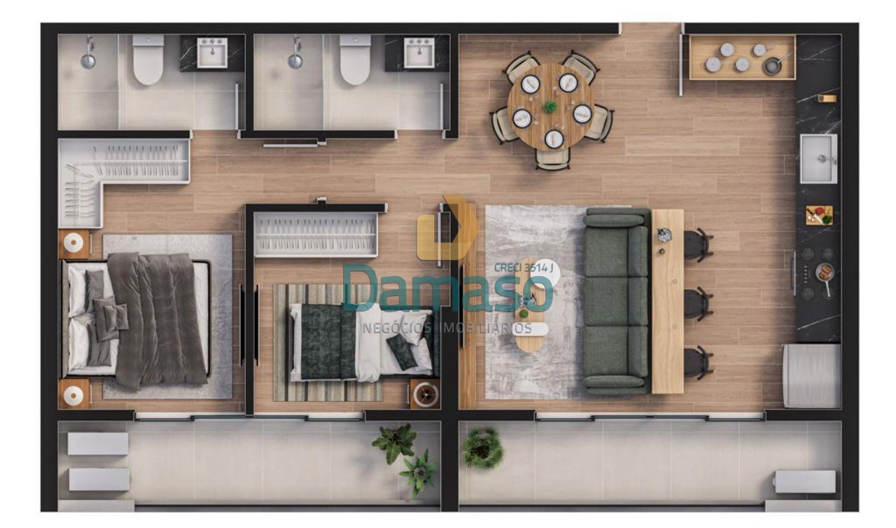 Apartamento à venda com 2 quartos, 80m² - Foto 15