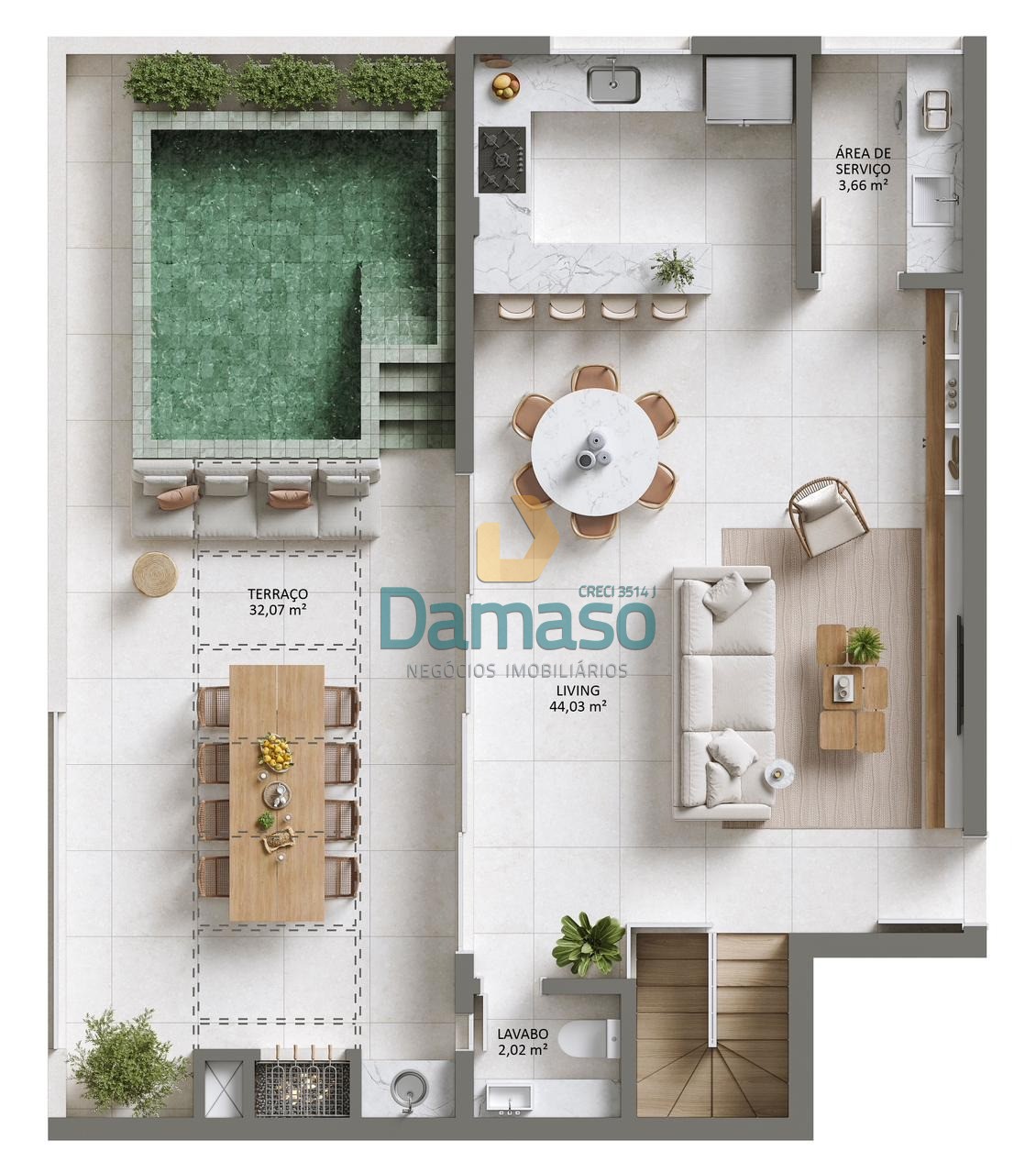 Apartamento à venda com 2 quartos, 74m² - Foto 7