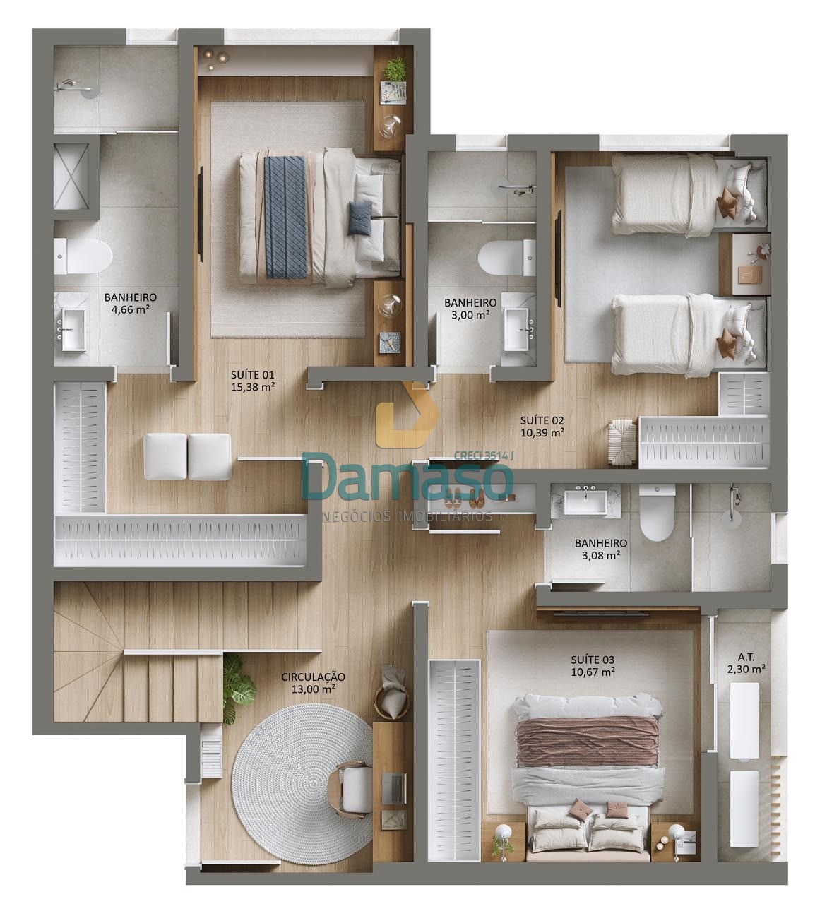 Apartamento à venda com 2 quartos, 74m² - Foto 8